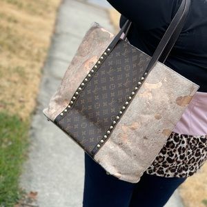 Repurposed Louis Vuitton Tote